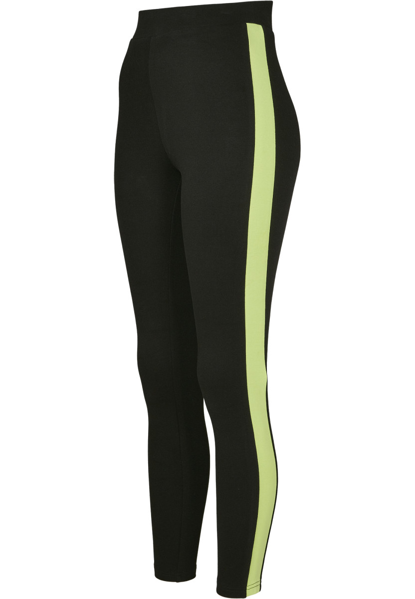 Ladies Neon Side Stripe Leggings