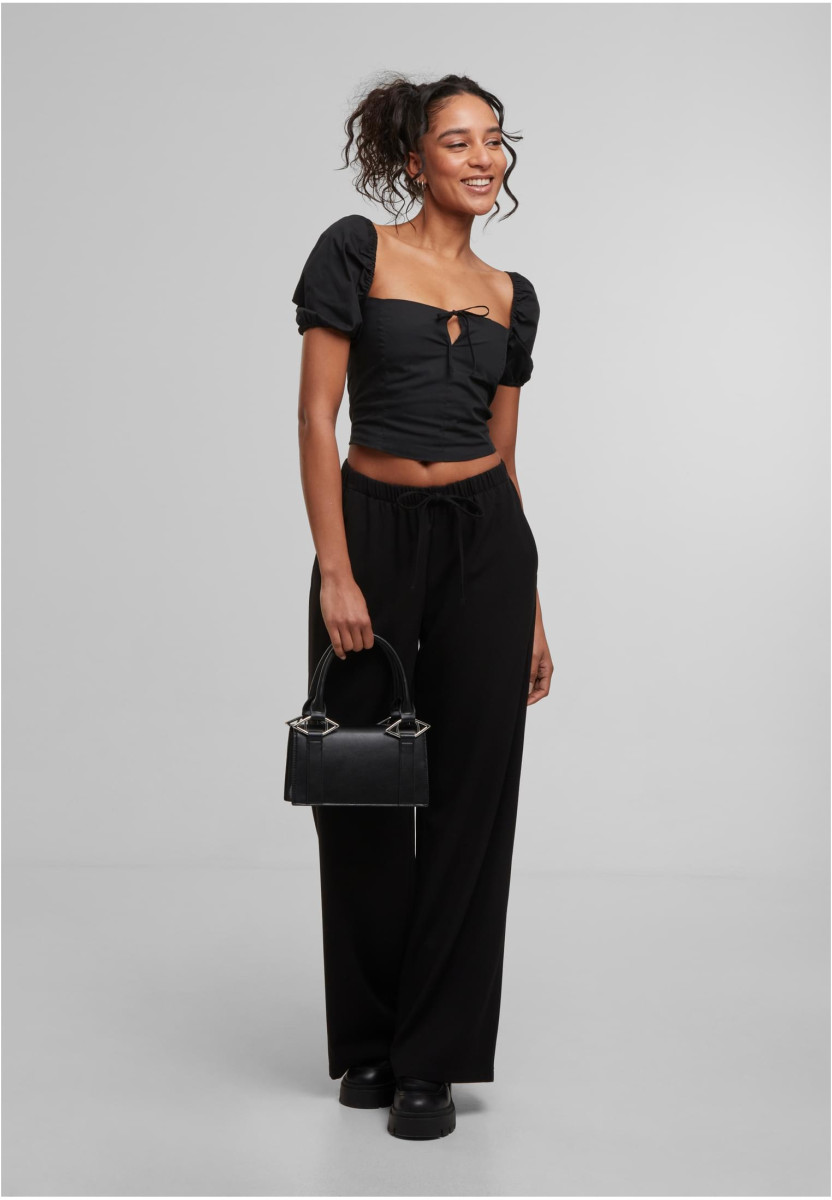 Ladies Wide Leg Waistband Pants