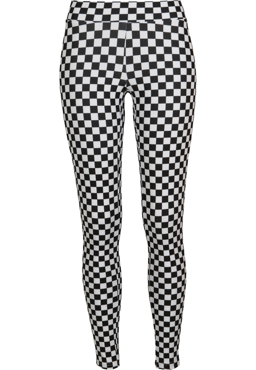 Ladies Check Pattern Leggings