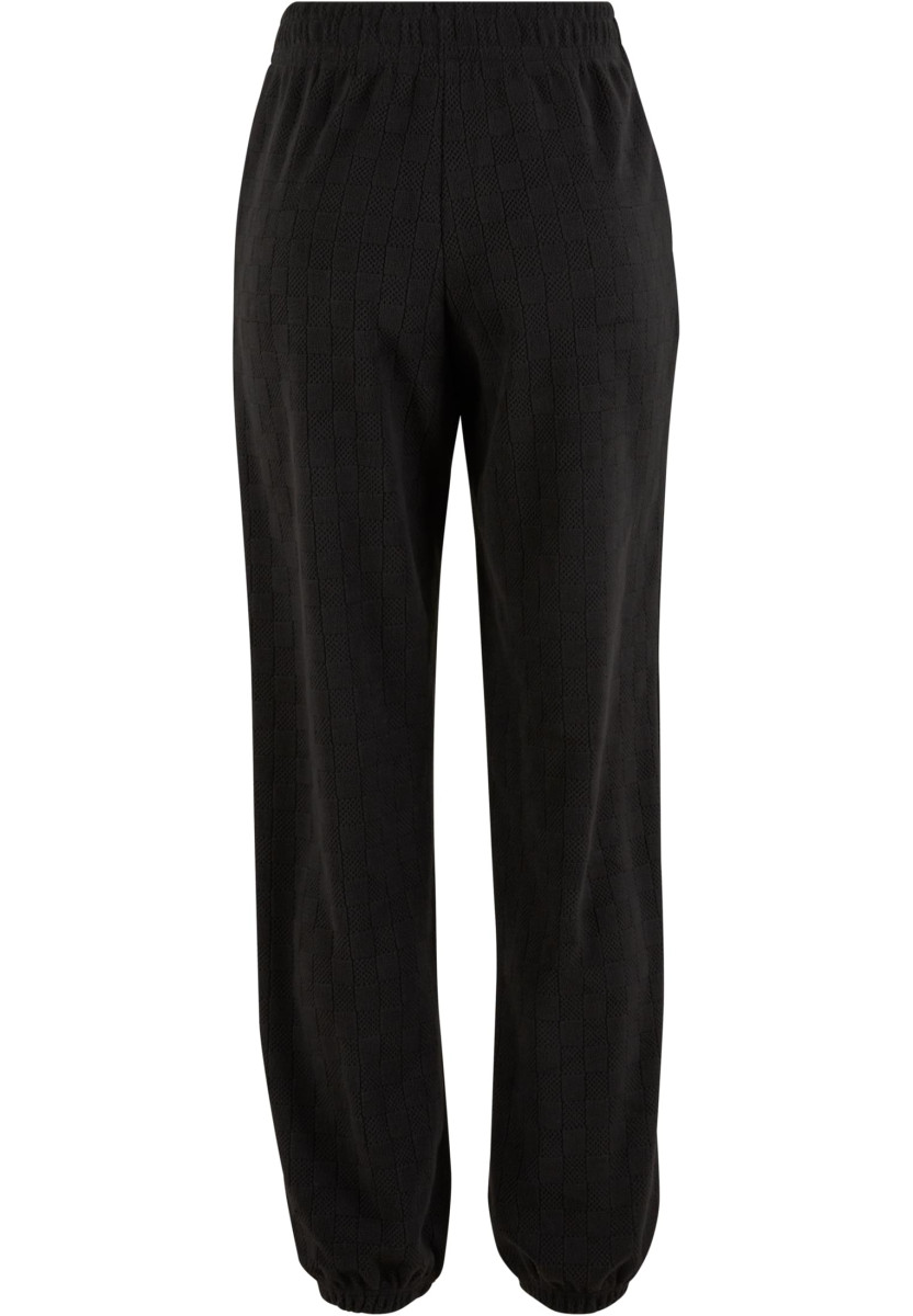 Ladies Jacquard Velvet Sweatpants