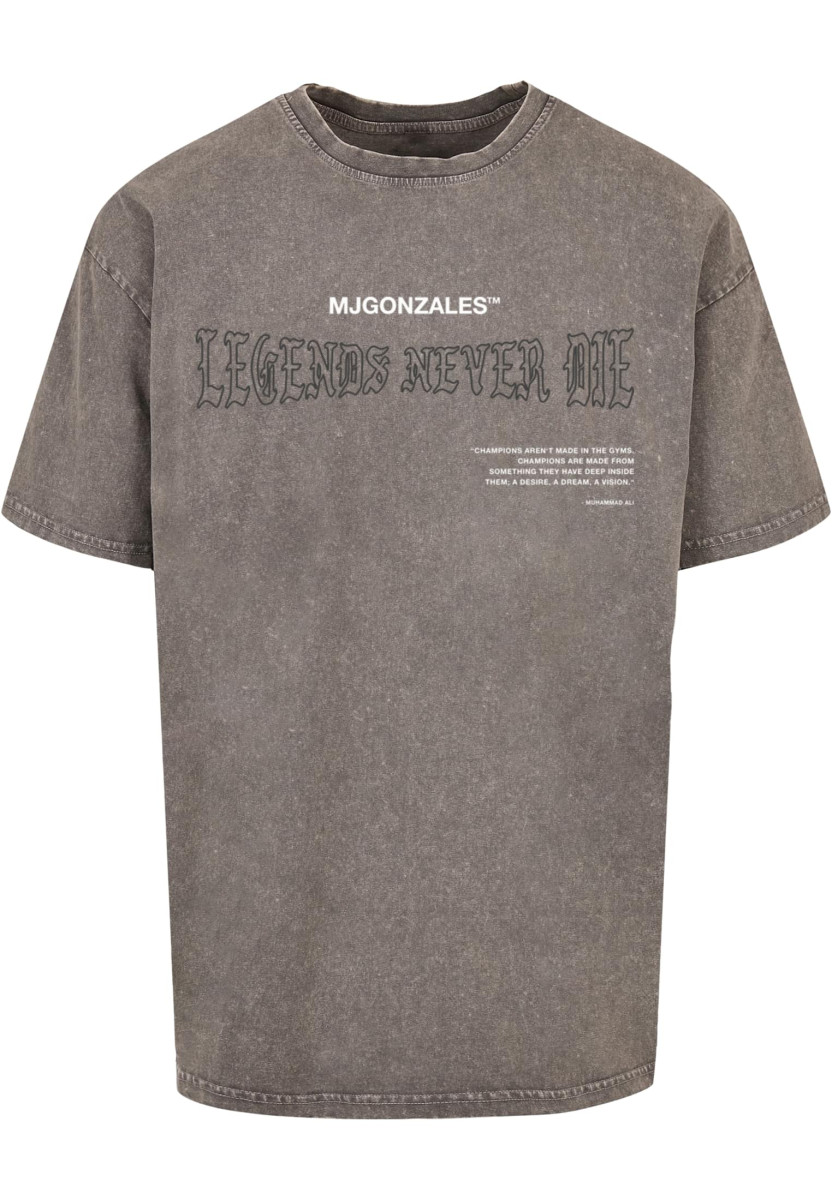 LEGENDS NEVER DIE - Acid Washed Heavy Oversize Tee