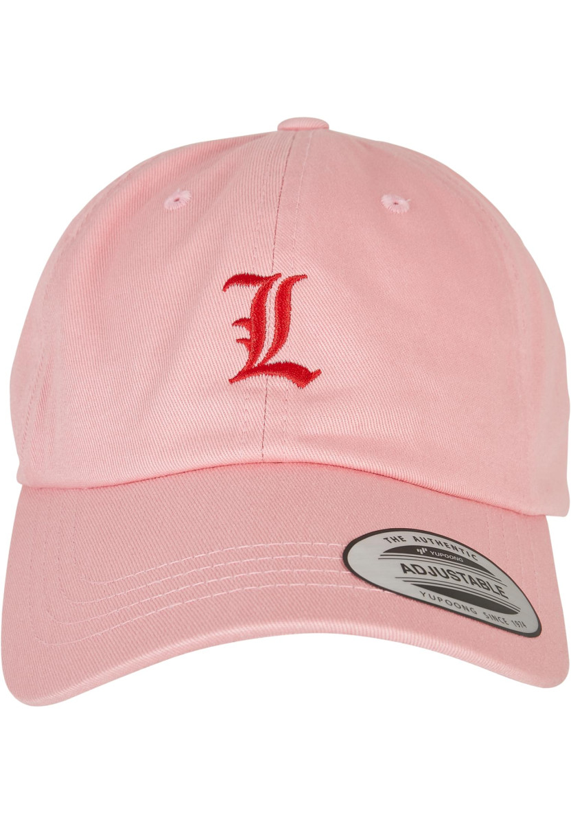 Letter Pink Low Profile Cap