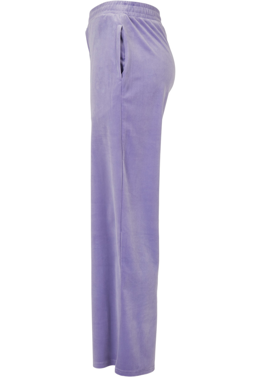 Ladies High Waist Straight Velvet Sweatpants