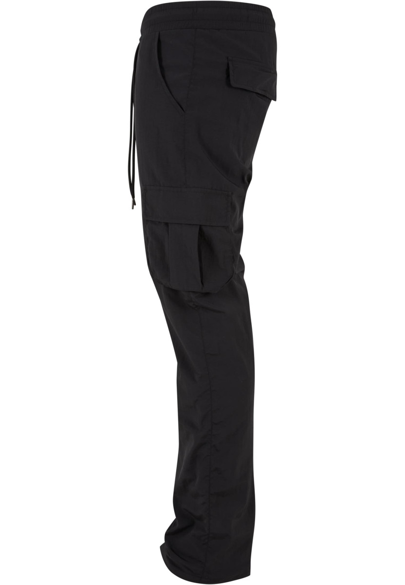 Straight Leg Nylon Cargo Pants