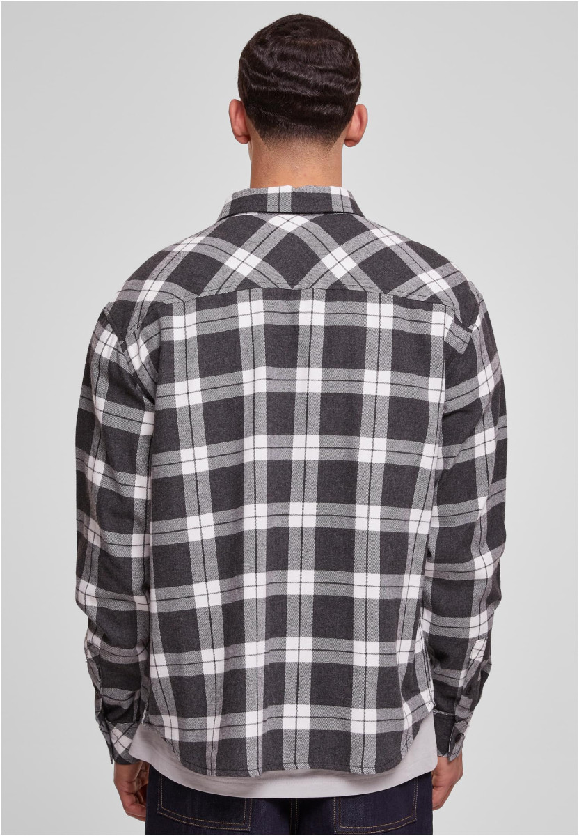 Boxy Dark Checked Shirt