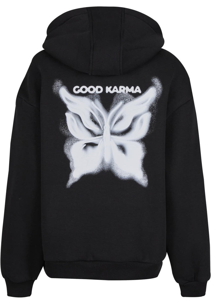 Karma Butterfly Ladies Fluffy Hoody