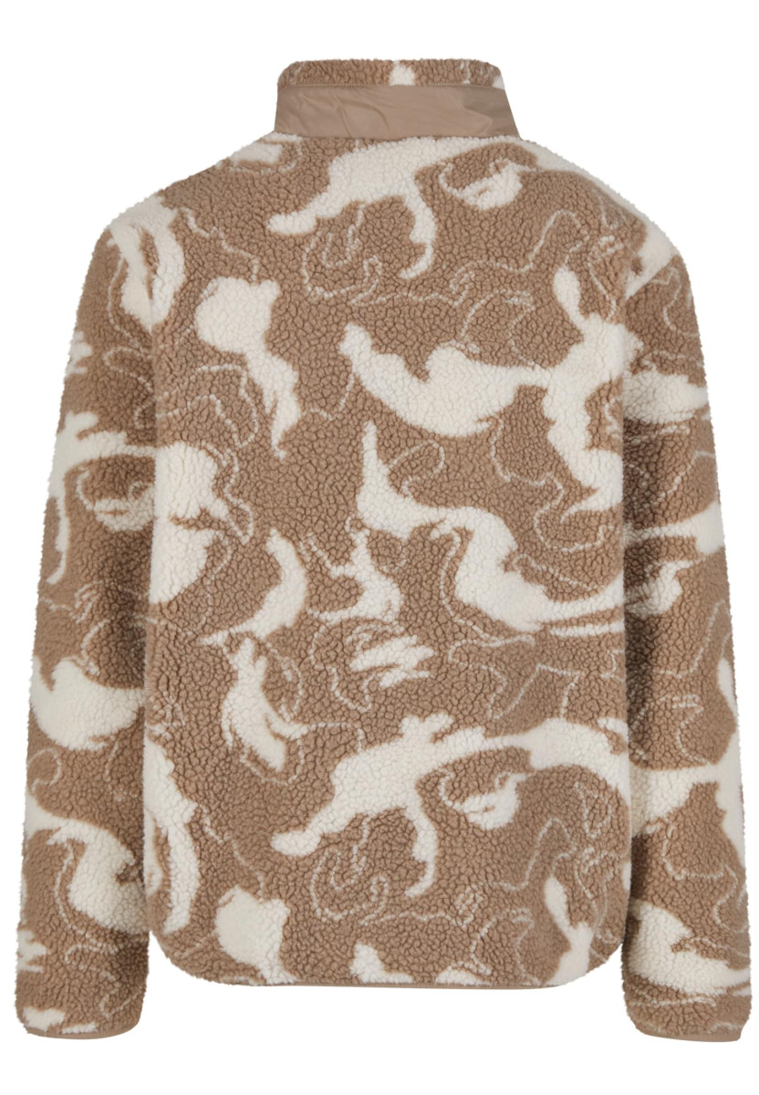 Pattern Teddy Trackjacket