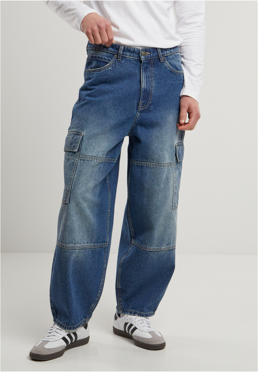 Tapered Heavy Ounce Baggy Cargo Jeans