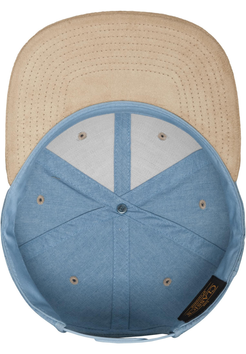 Chambray-Suede Snapback
