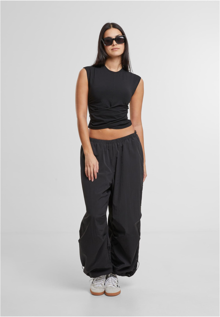 Ladies Cropped Wrapped Top