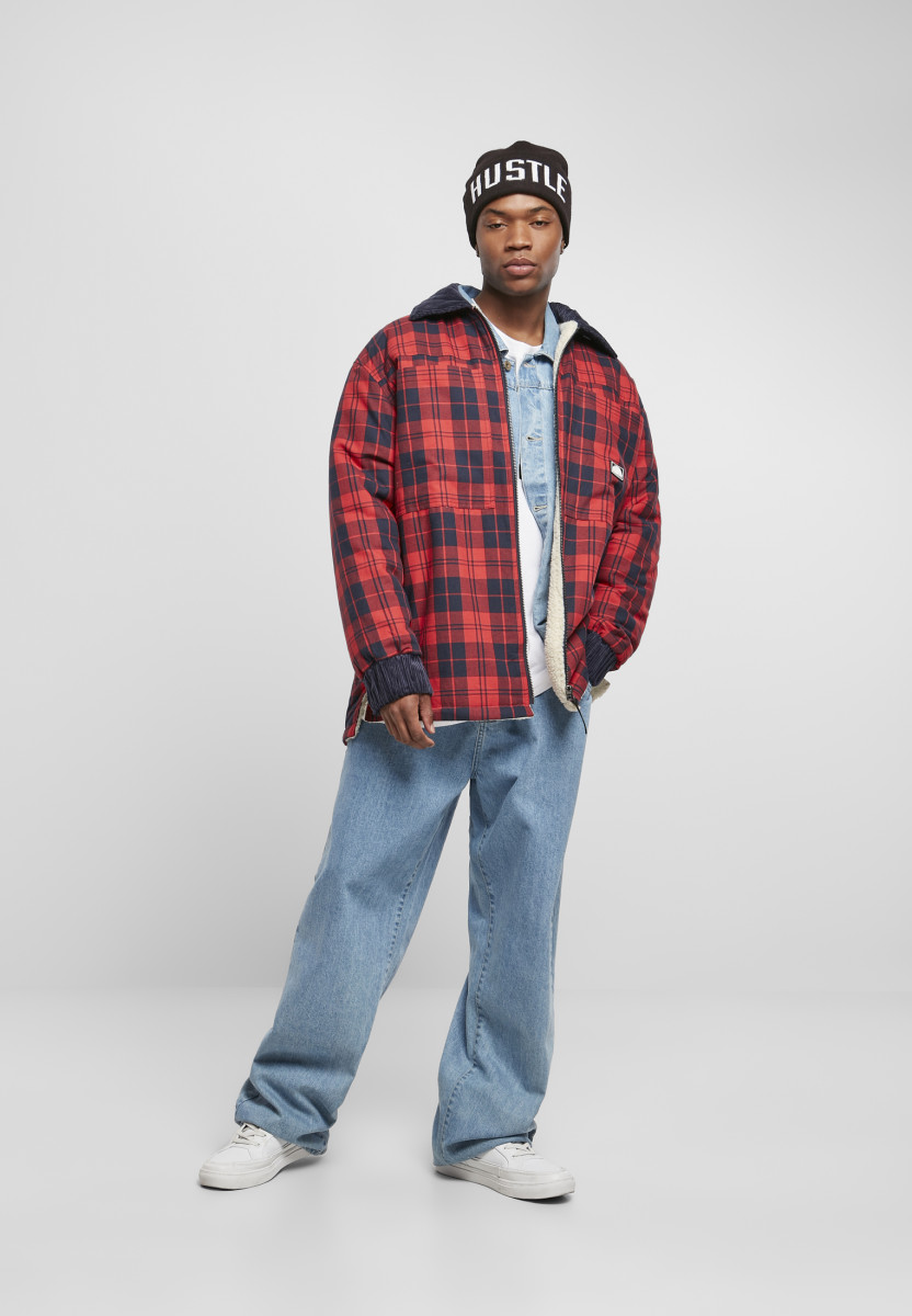 Southpole Check Flannel Sherpa Jacket