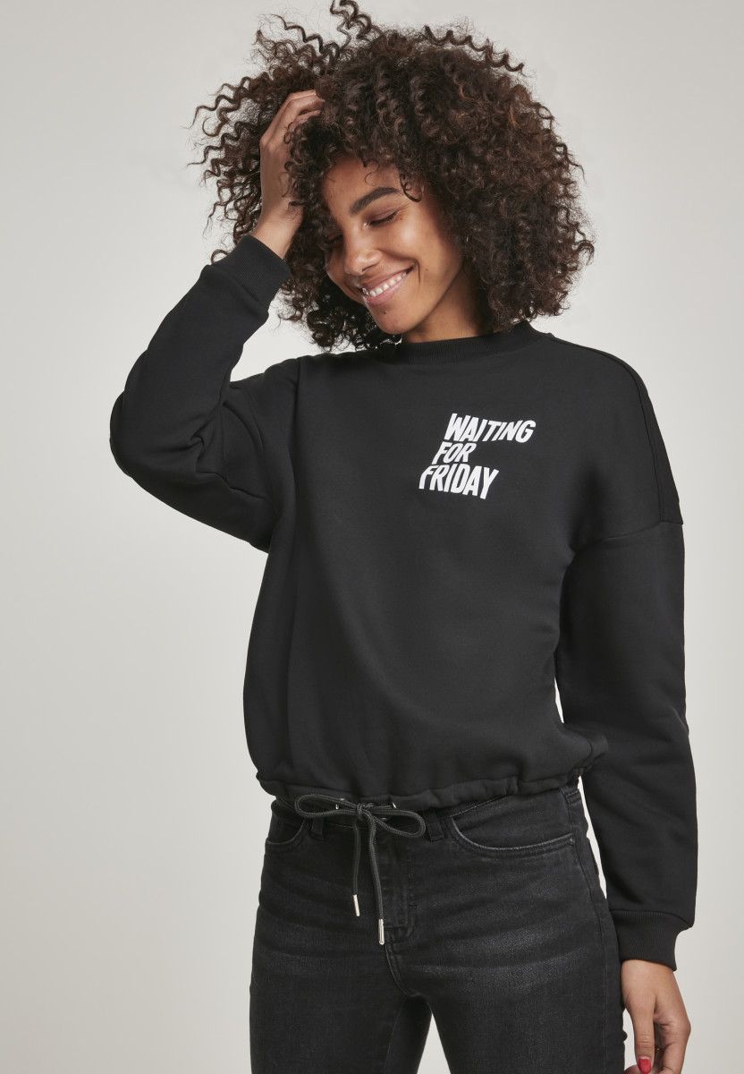 Ladies Waiting For Friday Crewneck