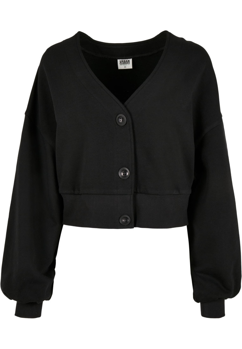 Ladies Organic Oversized Short Terry Cardigan