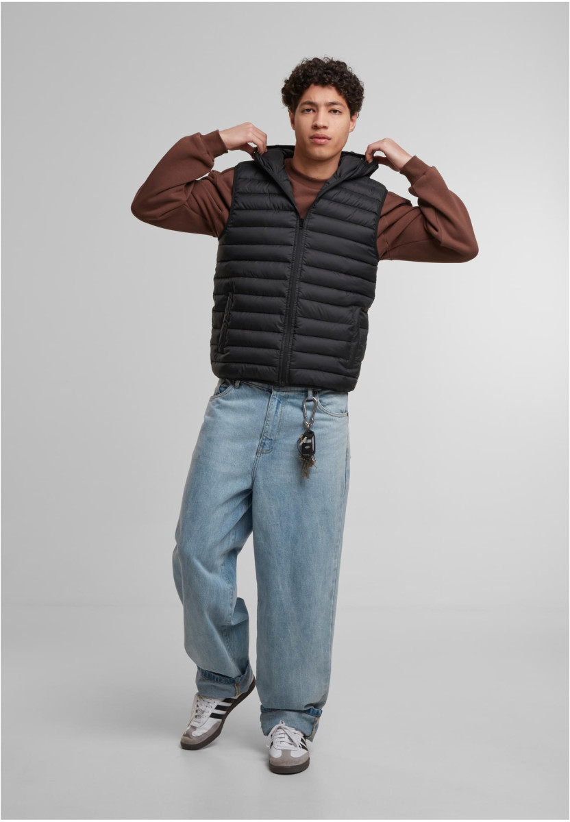 Basic Light Weigh Vest With Hood