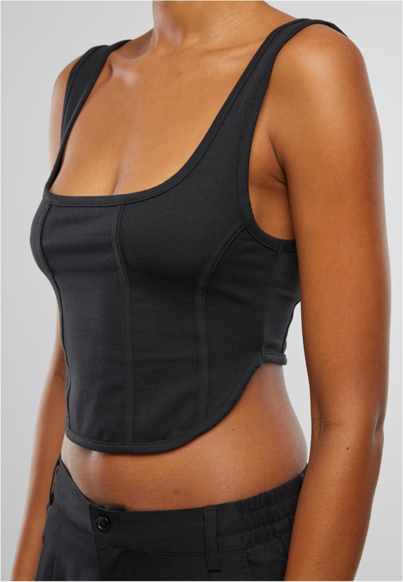 Ladies Jersey Corsage Top