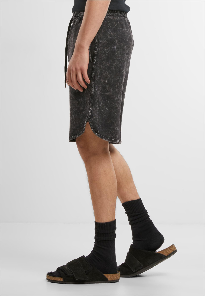 Washed Piped Shorts