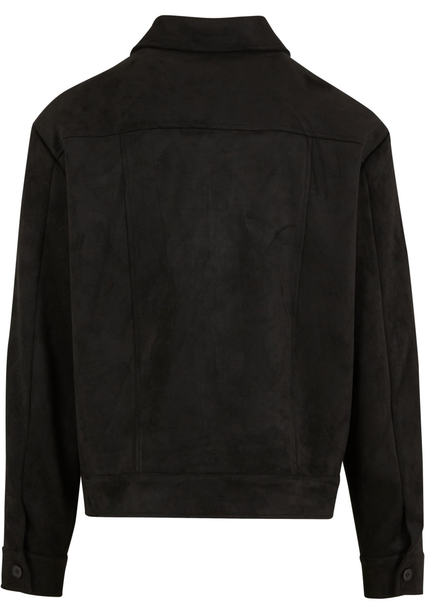 Boxy Faux Leather Jacket