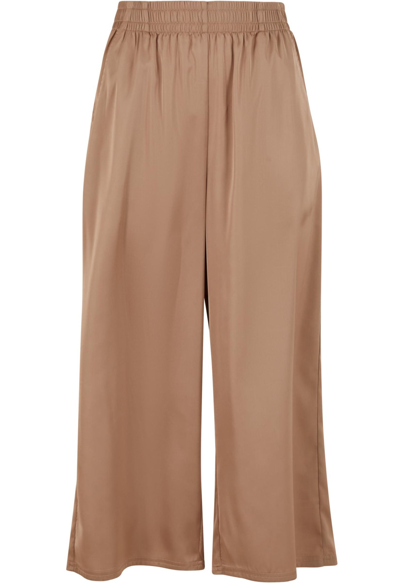 Ladies Satin Wide Leg Culotte