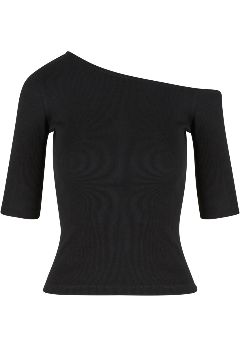 Ladies Organic Asymmetric Rib Tee 2-Pack