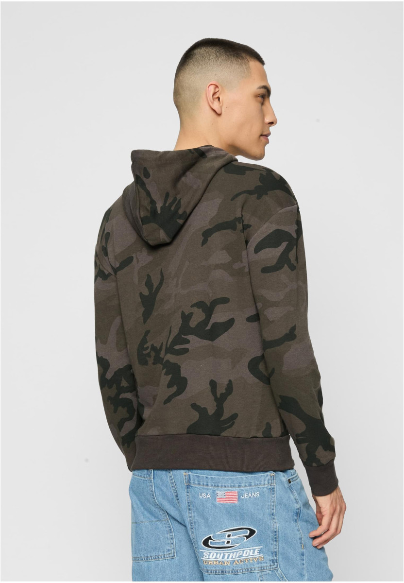 High Neck Camo Hoody