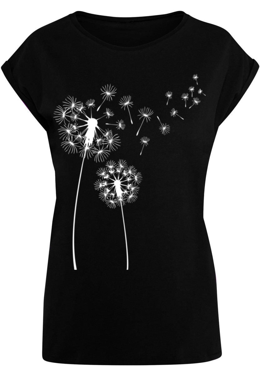 Ladies 77 Pusteblume Black Tee
