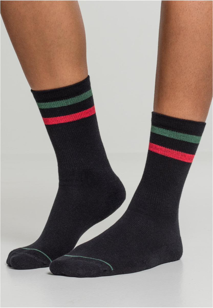 3-Tone College Socks 2-Pack