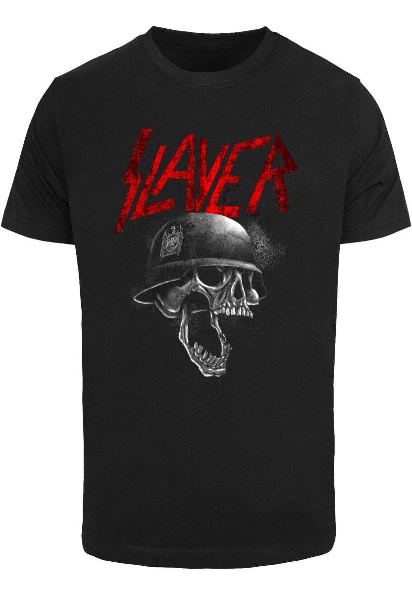 Slayer - Grayscale Helmet T-Shirt