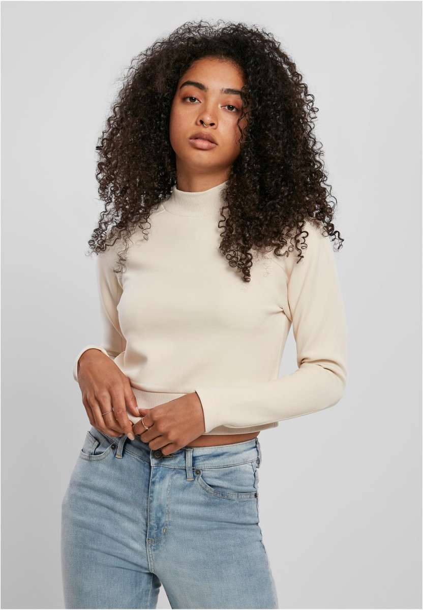 Ladies Interlock Short Turtleneck Crew