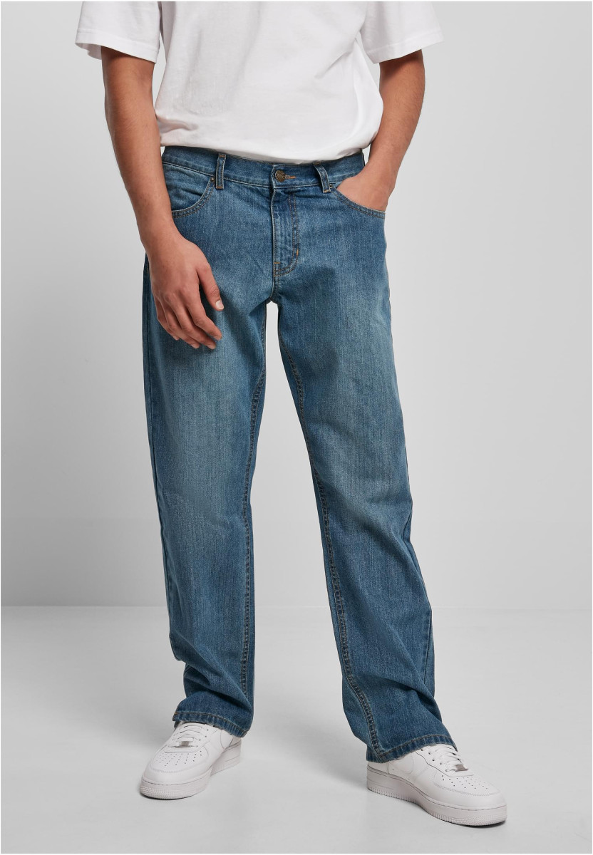 Straight Slit Jeans