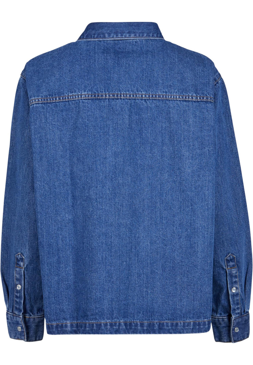 Ladies Oversized Denim Shirt