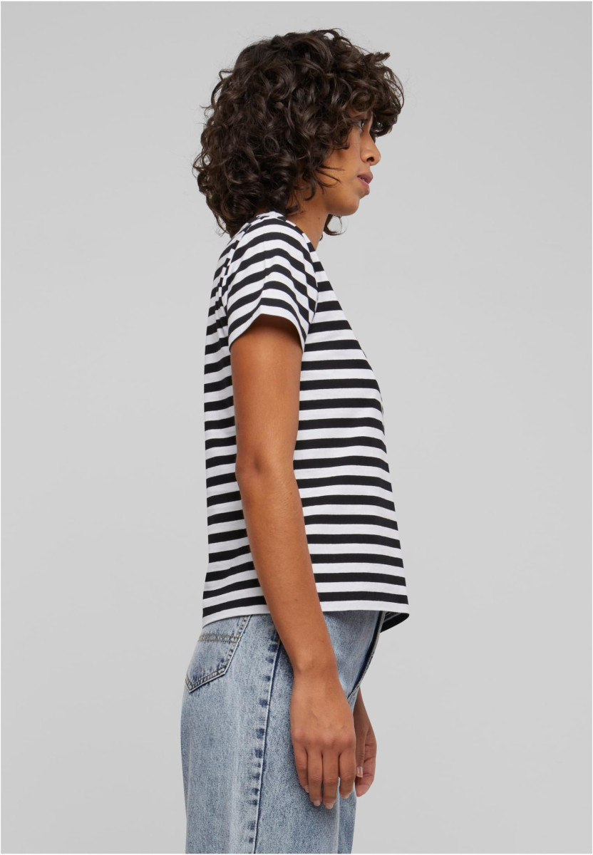 Ladies Regular Striped Tee