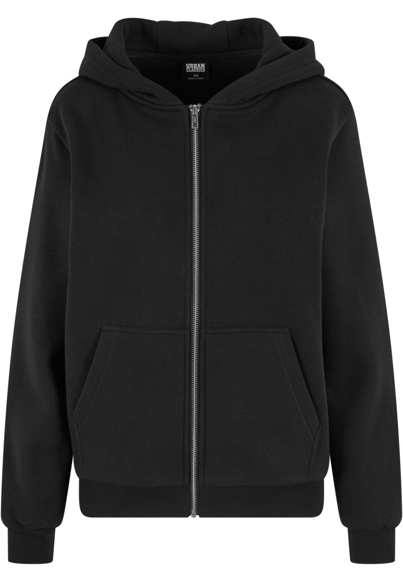 Ladies Fluffy Zip Hoody