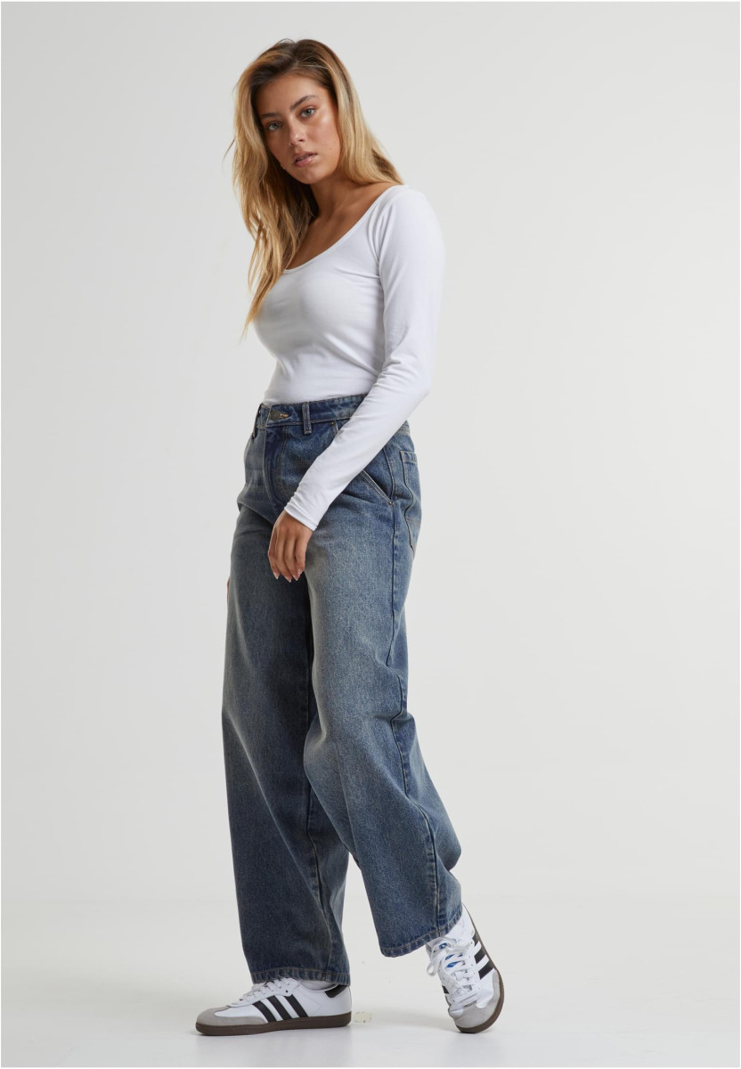 Ladies Tapered Baggy Jeans