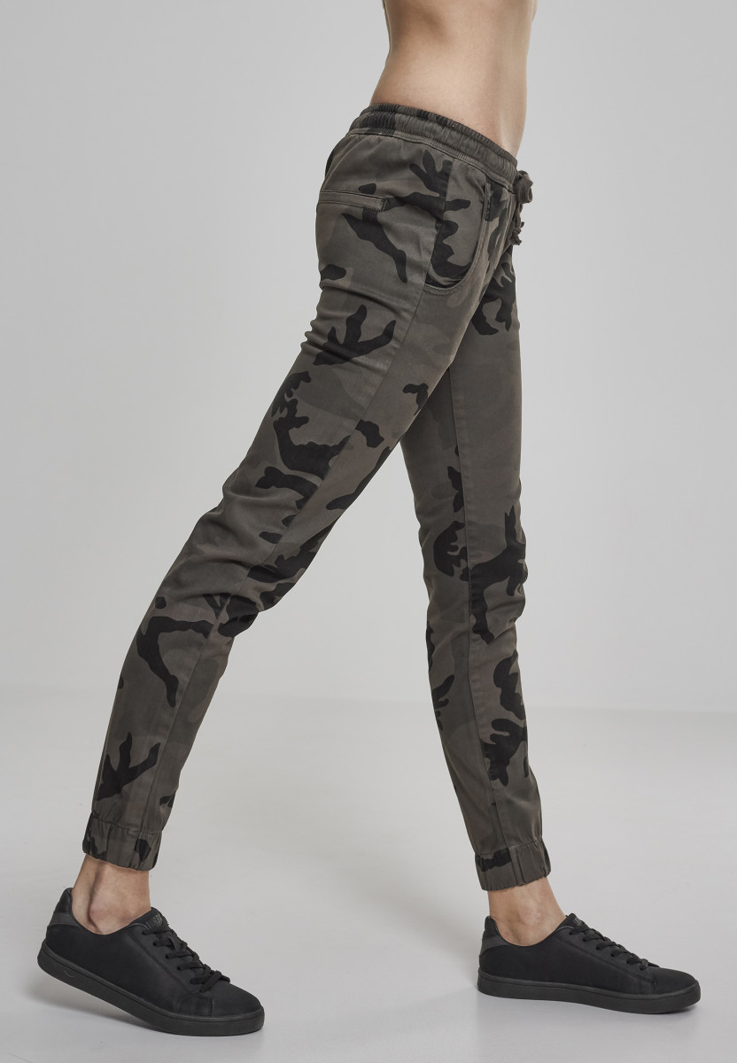 Ladies Camo Jogging Pants