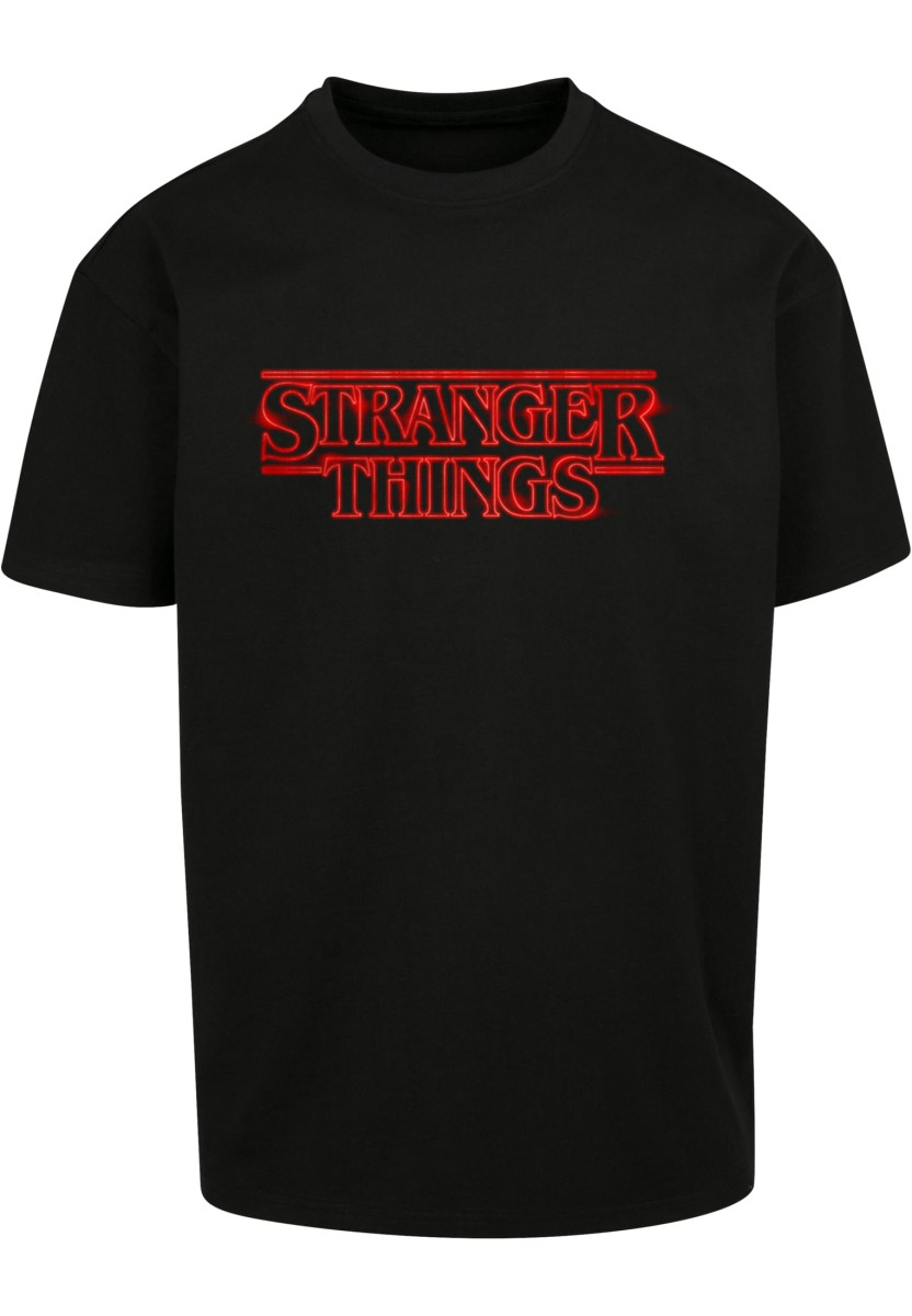 Stranger Things Neon Sign Heavy Oversize Tee
