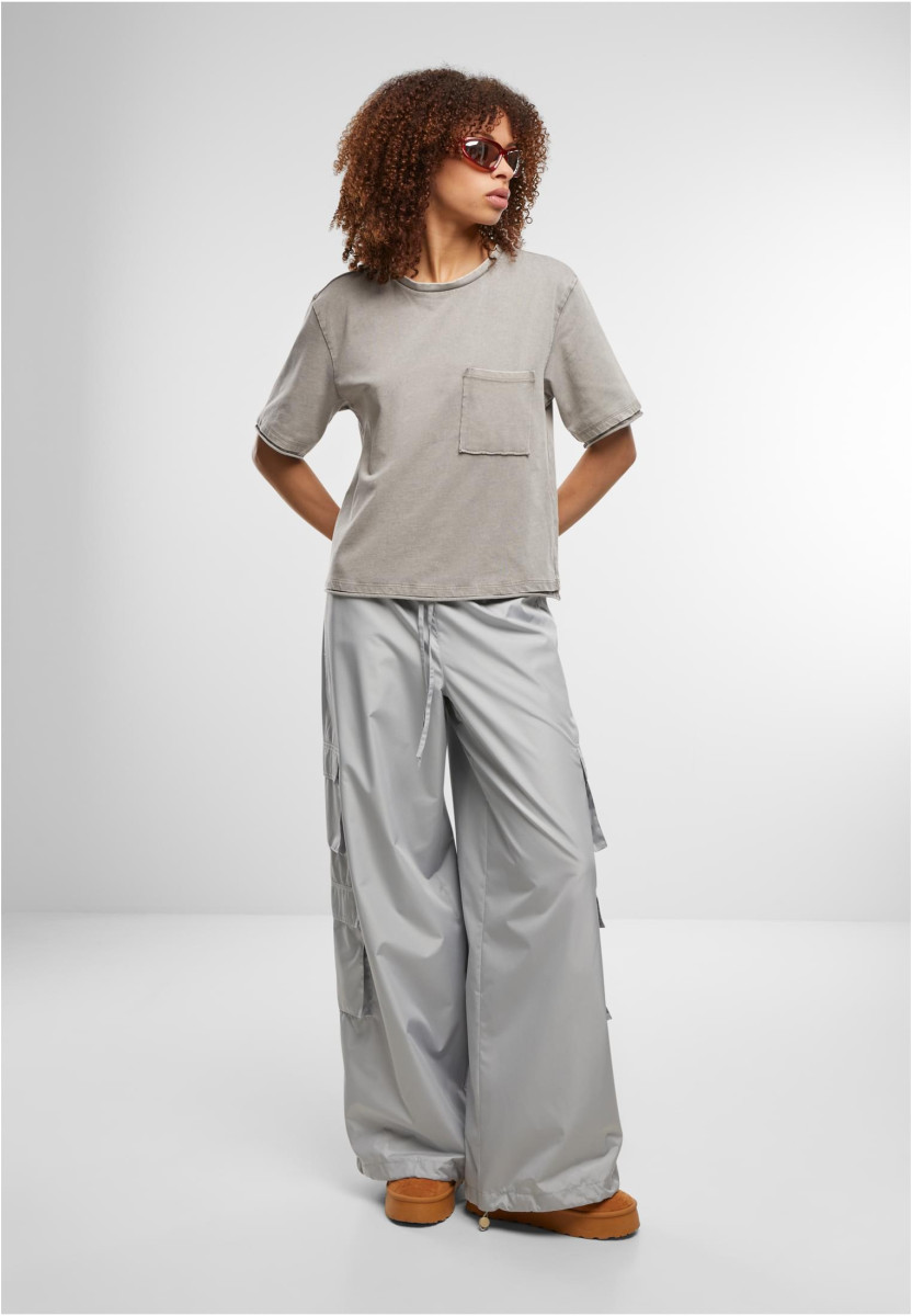 Ladies Washed Jersey Boxy Shirt