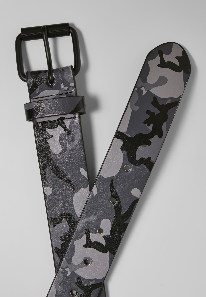 Synthetic Leather Camo Belt