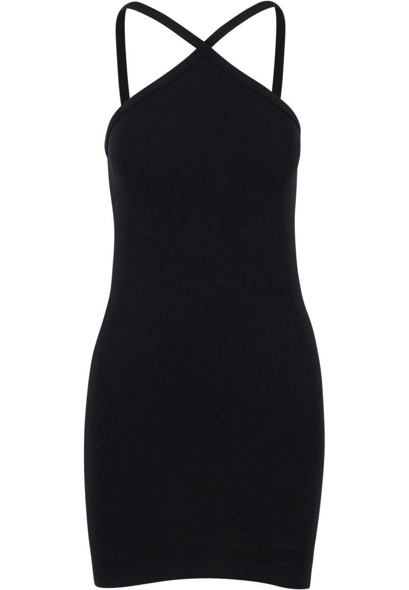 Ladies Seamless Crossed Neckholder Dress