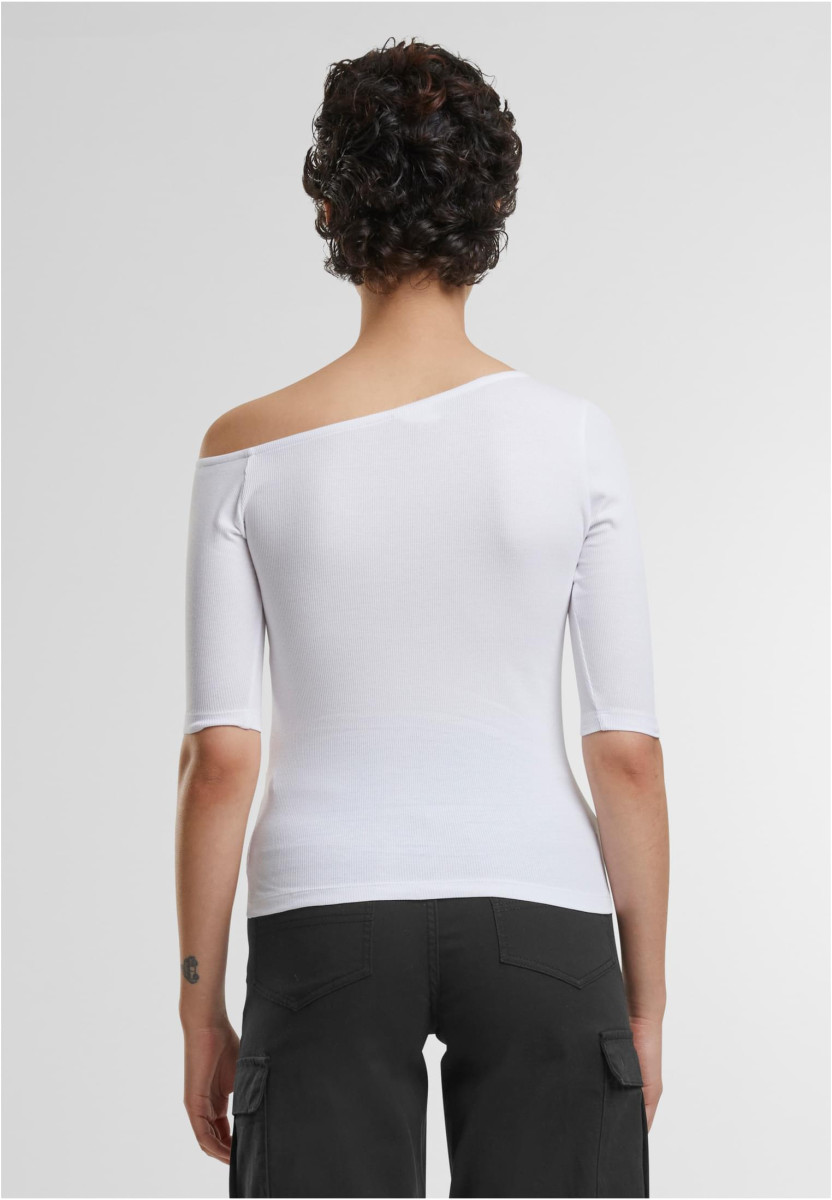 Ladies Organic Asymmetric Rib Tee