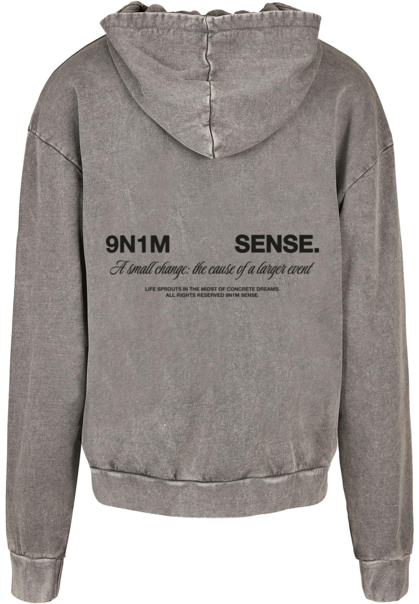 SENSE CHANGE Acid Washed Hoodie