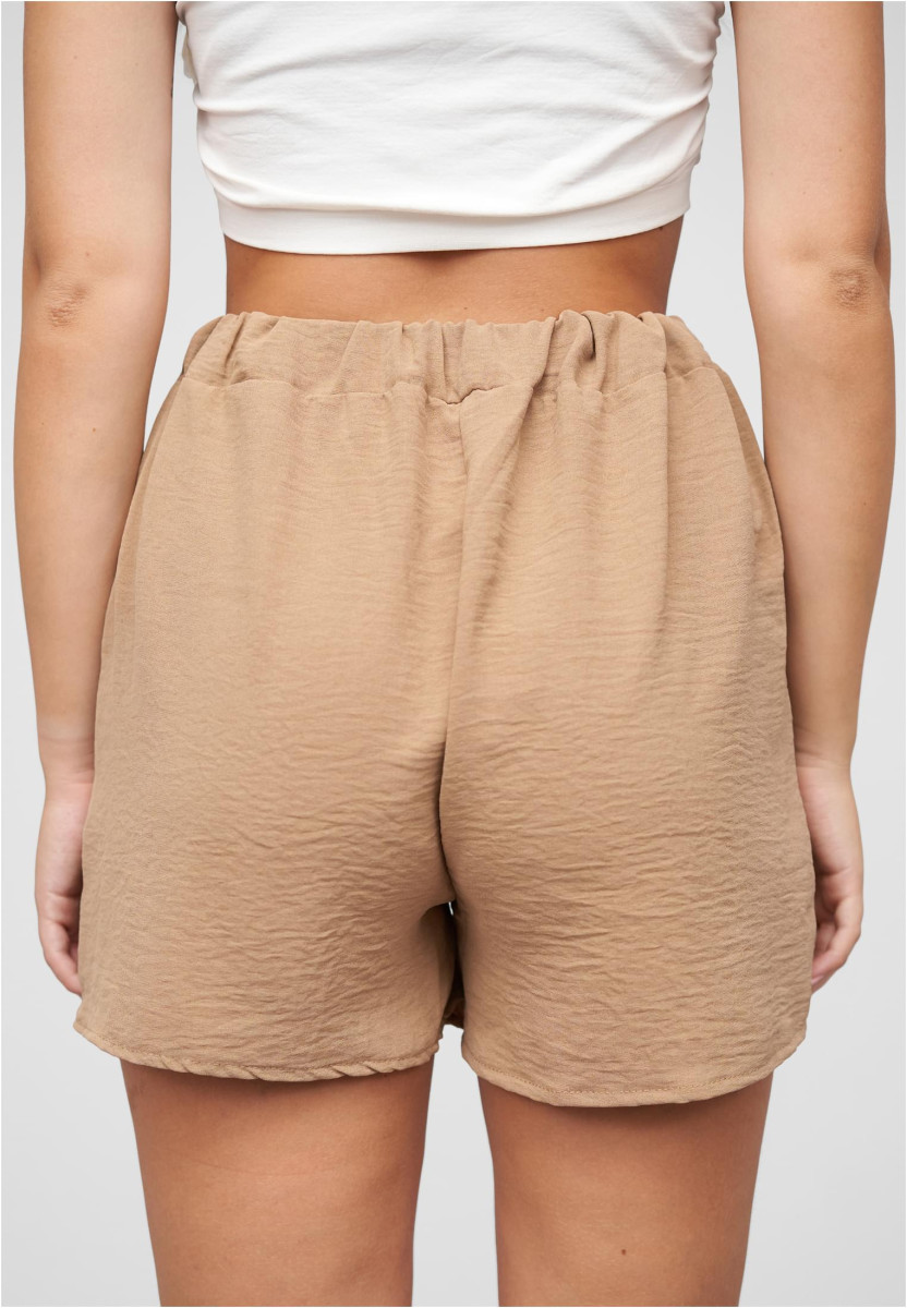 Musselin Shorts m. aufgesetzten Taschen