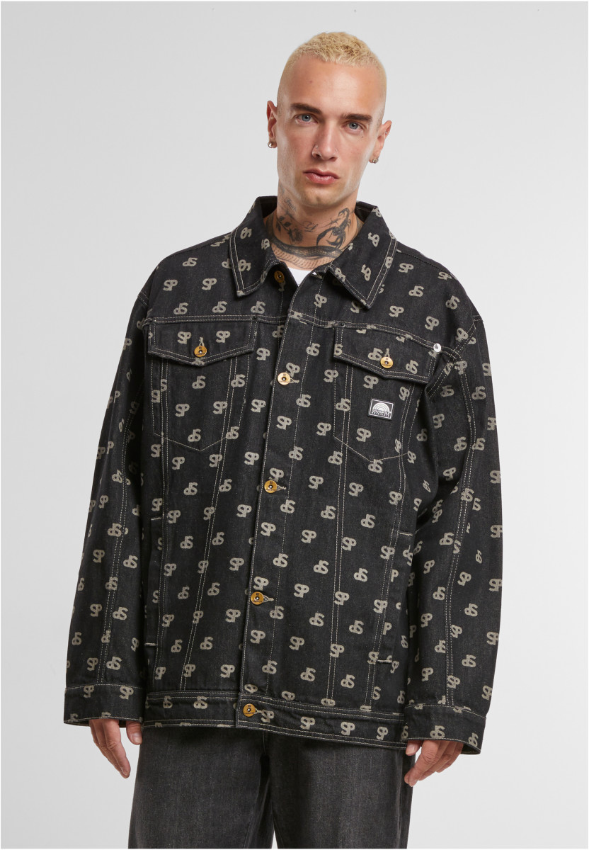 Southpole Bleched AOP Denim Jacket