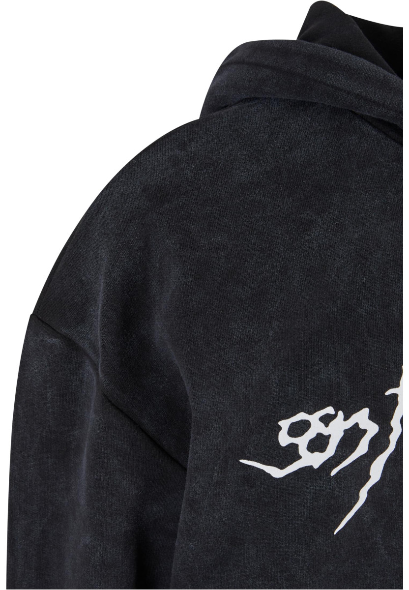 Sense Goth Print Hoodie Washed