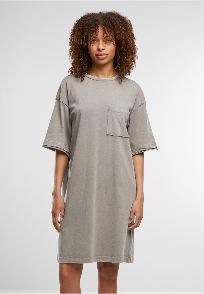 Ladies Washed Jersey T-Shirt Dress