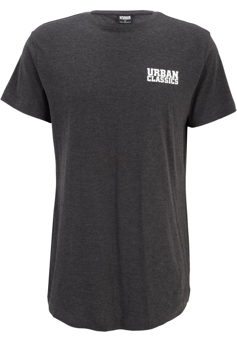 Shaped Long Tee with Urban Classic Print