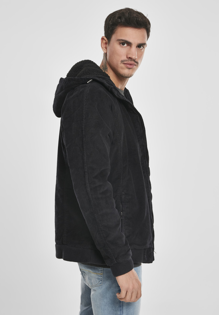 Hooded Corduroy Jacket