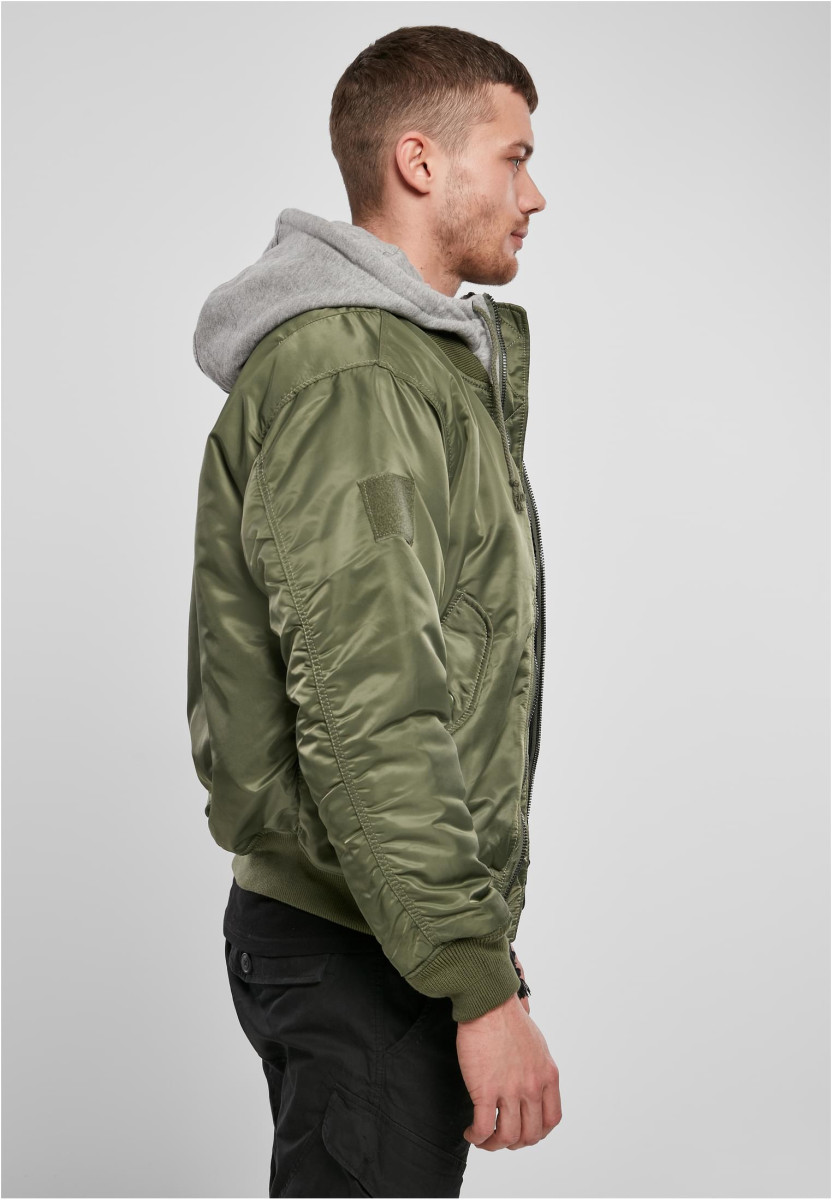 Hooded MA1 Bomber Jacket