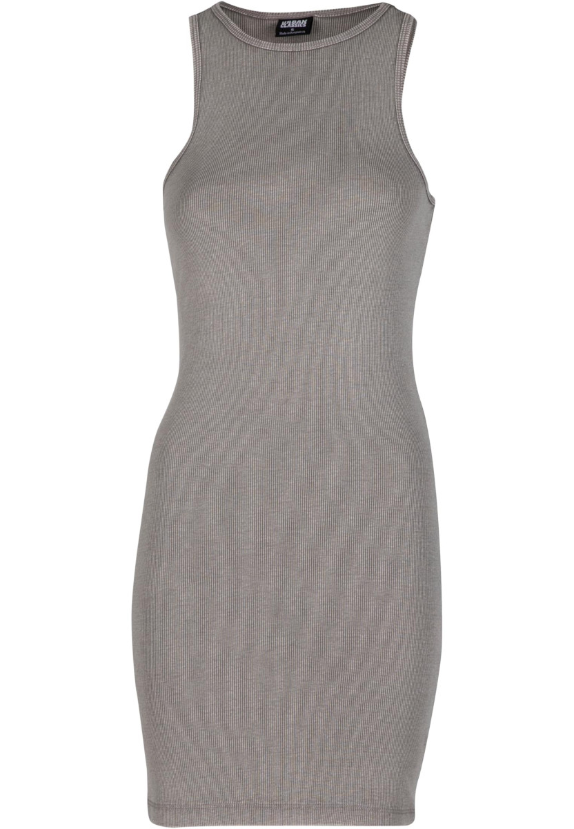 Ladies Washed Rib Jersey Dress