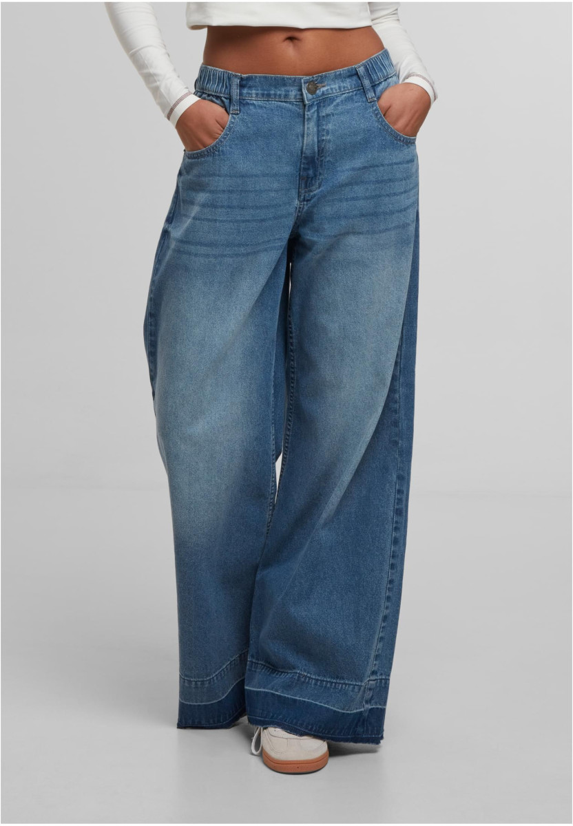 Ladies Wide Leg Denim