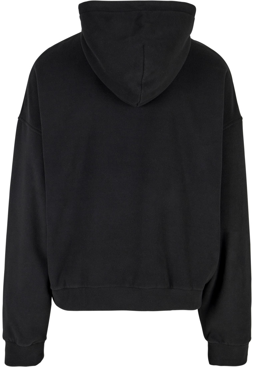 Oversized Polar Fleece Half Zip Hoody